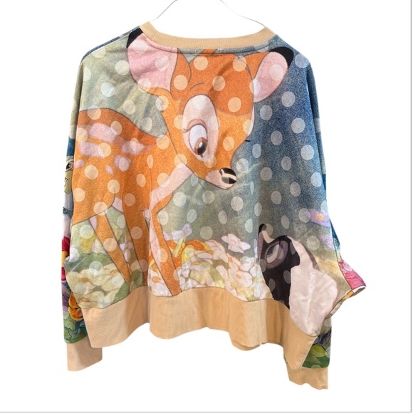 Disney Parks Bambi Fleece Pullover for WomenSz 2X All Over Print Graphics - Picture 3 of 10